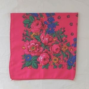 Floral Fushia Scarf